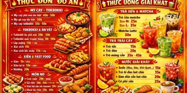 Mẹ Tâm - Tokboki, Mỳ Cay Phô Mai & Trà Sữa - 126 Nguyễn Thị Định