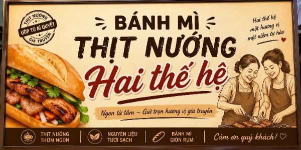 TIỆM BÁNH MÌ HAI THẾ HỆ - 50 Bình Hoà 1