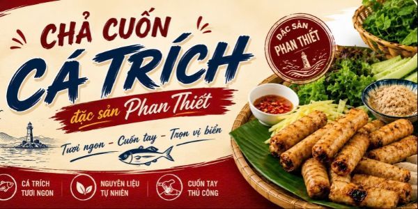 Chả Cuốn Cá Trích - Lê Văn Thọ