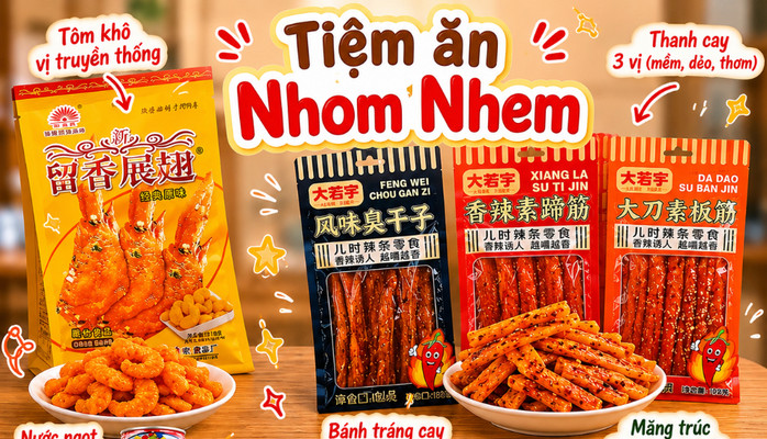Tiệm Ăn Nhom Nhem - Đồ Ăn Vặt Trung Quốc - Định Công Thượng