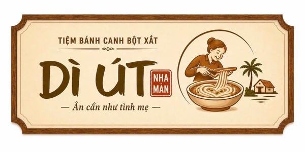 Bánh Canh Bột Xắt Dì Út - Nha Mân
