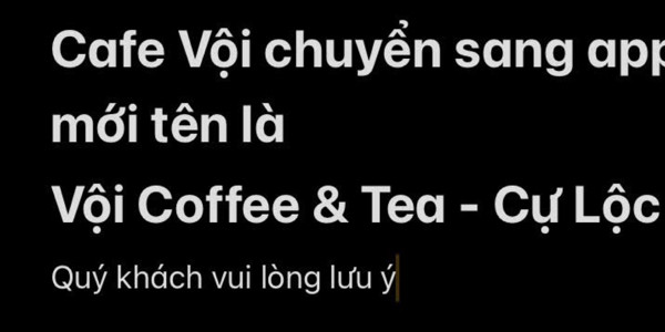 Cà Phê Vội - Cafe Muối -  Cự Lộc