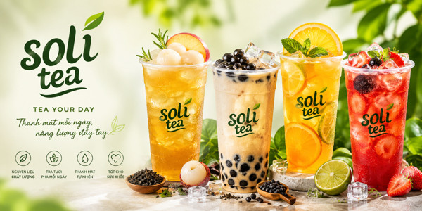 Tiệm Trà Soli - Trà Sữa Đậm Vị & Trà Trái Cây - 1/13 Võ Oanh
