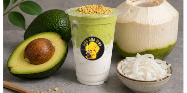 Tiệm Pika - Bơ Già Dừa Non, Cafe & Tea