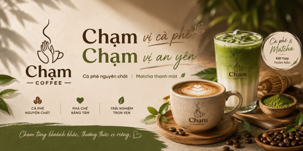 Matcha & Nước Dừa Tươi - Chạm Coffee - Khuất Duy Tiến