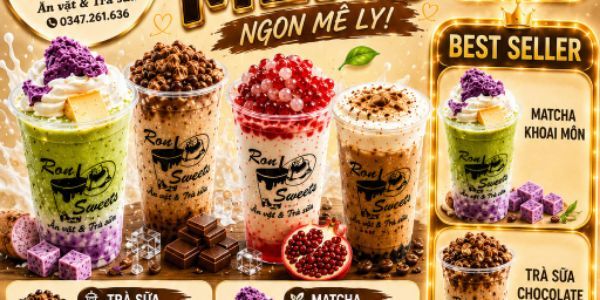 Coffe, Trà & Matcha RONSWEETS - Quang Trung