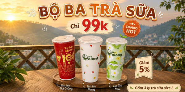 Trà Sữa Thé Oolong - Trà Sữa Sáng Tạo - Phố Bằng Liệt