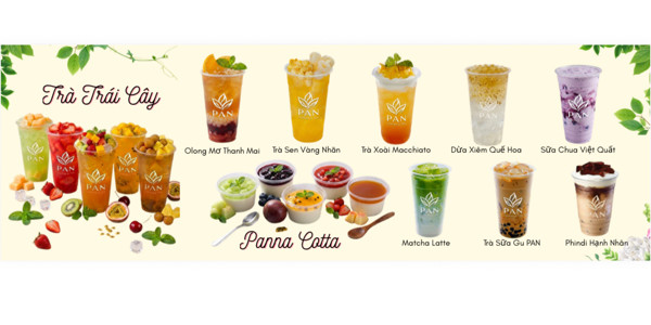 PAN Coffee & Tea - Trà Trái Cây Tươi & Trà Sữa