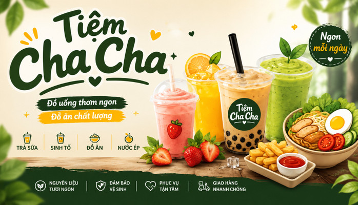 Tiệm Cha Cha - Đồ Ăn & Nước Uống - Lê Hồng Phong