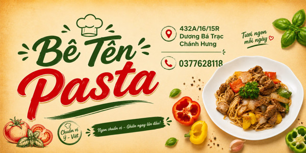 Bê Tên Pasta - Mỳ Ý, Hamburger & Ăn Vặt - Dương Bá Trạc