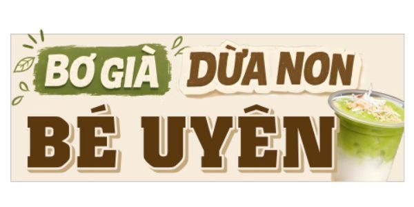 Bơ Già & Xoài Già Dừa Non - Bé Uyên