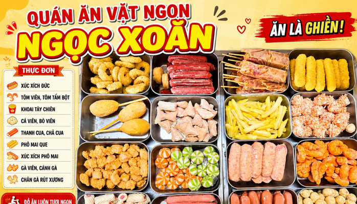 Ăn Vặt Ngọc Xoăn - Xiên Chiên, Mì Trộn & Bánh Mì - 71 Phố Xương Rồng