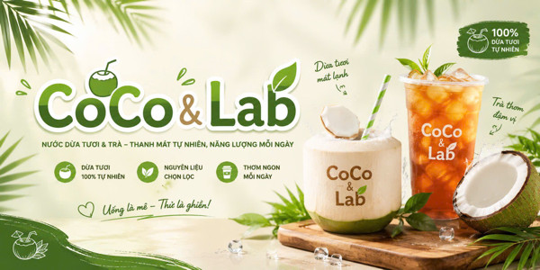 Nước Dừa Trái Cây Coco & Lab - Lạc Nghiệp