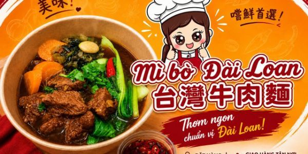 Mì Bò Đài Loan - Mì Nước Súp - Lê Hồng Phong