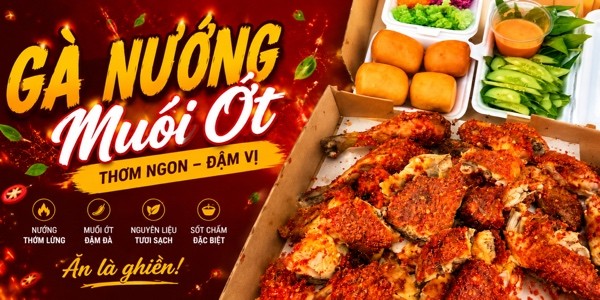 Như Ý Food - Gà Nướng Muối Ớt & Xôi Lá Dứa - Ba Cu