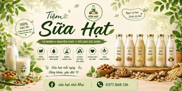 Sữa Hạt Nhà Như - Nut Milk & Tea - Lê Thị Trung