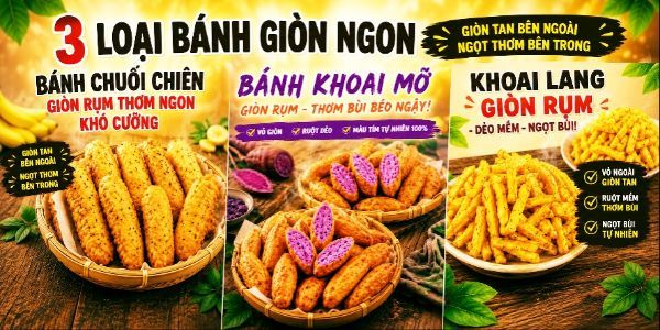 Chuối Chiên Gạo Nếp