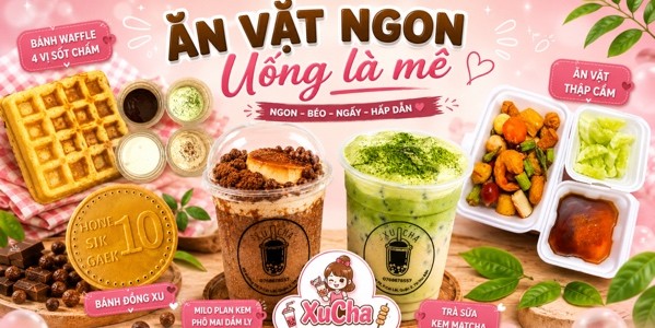 XuCha - Trà Sữa, Bánh Tráng Trộn & Bánh Mì Nướng Muối Ớt - Đường Số 29