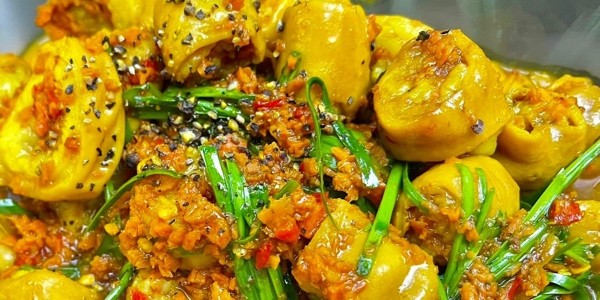 BÚN LÒNG & CHÂN GÀ XÀO CAY - QUÃNG THẠNH NGUYÊN