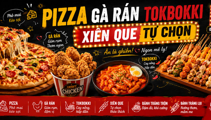 Pizza & Gà Rán Hàn Quốc - Tokbokki - 288 DX002