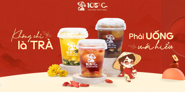 105 Độ C - Trà Sữa Thảo Mộc - Geleximco
