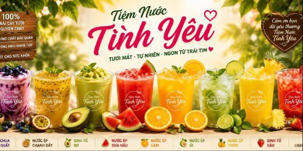 Nước Ép & Sinh Tố - Tiệm Nước Tình Yêu - Cầu Bươu