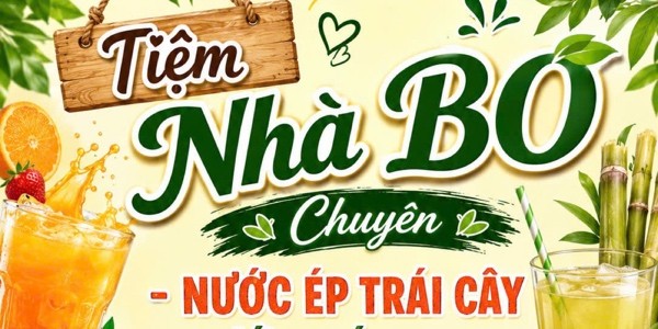 TIỆM NHÀ BO - NƯỚC UỐNG GIẢI KHÁT