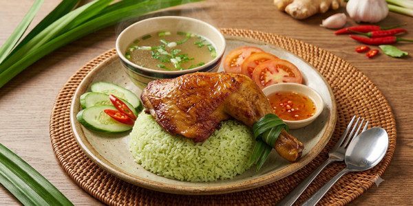 Cơm Gà Lá Dứa - Bé Mỡ