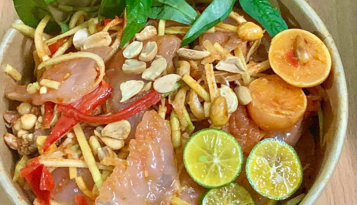 ĂN VẶT ĐAN ĐAN - Chân Gà Trộn & Bánh Tráng Nướng - 333 Trường Chinh