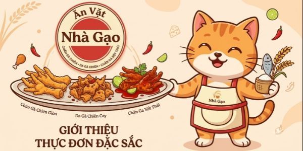 Chân Gà Sốt Thái & Chân Gà Chiên - Ăn Vặt Nhà Gạo - 37 Đặng Chất