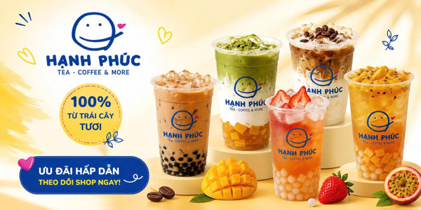 Tiệm Trà Hạnh Phúc - Trà Sữa, Matcha & Cà Phê