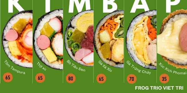 Tiệm Trà Hoa & KimBap - Frog Trio