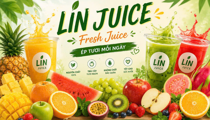 LIN JUICE - Nước Ép, Sinh Tố Trái Cây & Sữa Hạt - Hồng Tiến