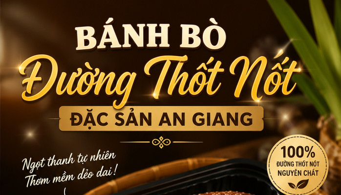 Kim Xuyến - Bánh Bò Nướng Đường Thốt Nốt - Khóm Bình Đức