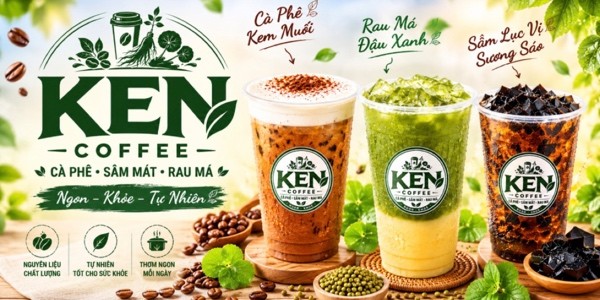 KEN COFFEE - Rau Má & Sâm Mát - Phan Huy Ích