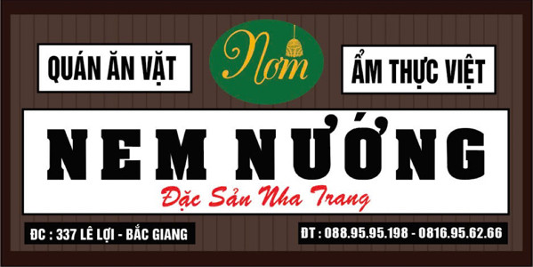 Nơm Quán - Nem Nướng Nha Trang - Lý Thái Tổ