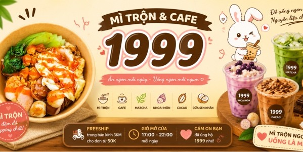 Mì Trộn - Cafe 1999 - ĐT743B