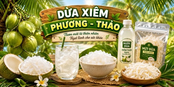 Tiệm Dừa Xiêm Phương Thảo - Bơ Già Dừa Non & Thạch Dừa