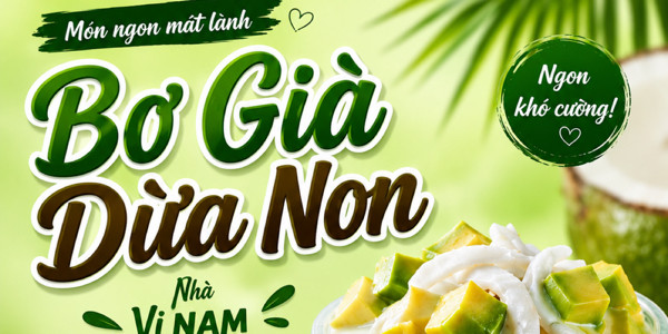 Mướt M Mượt - Bơ Già Dừa Non - Lĩnh Nam