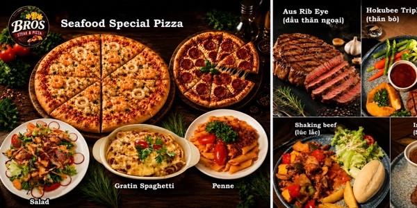 Bros Streak & Pizza - Hội An
