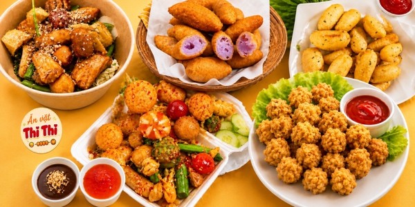 Bà Trùm Mì Trộn, Khoai Mỡ & Cá Viên Chiên - Ăn Vặt Thi Thi