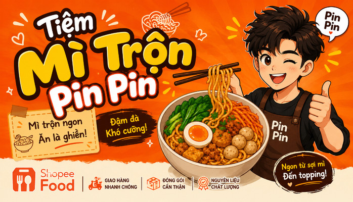Tiệm Mì Trộn - Pin Pin - 1522 Hùng Vương