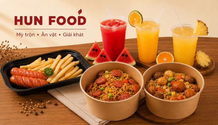 Hun Food - Tiệm Mỳ Trộn, Ăn Vặt & Nước Ép - Tản Đà
