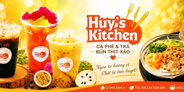 Cà Phê & Trà, Bún Thịt Xào - Huy’s Kitchen - Cách Mạng Tháng Tám
