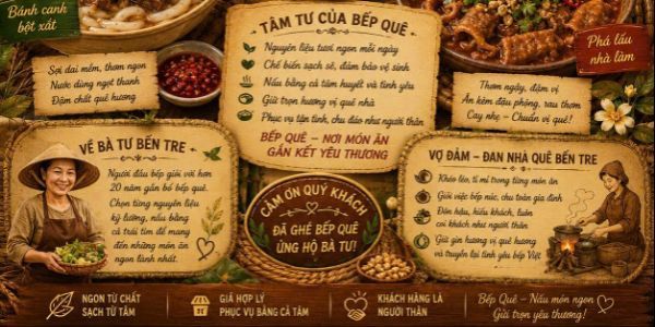 BẾP HƯƠNG QUÊ - CÔ TƯ
