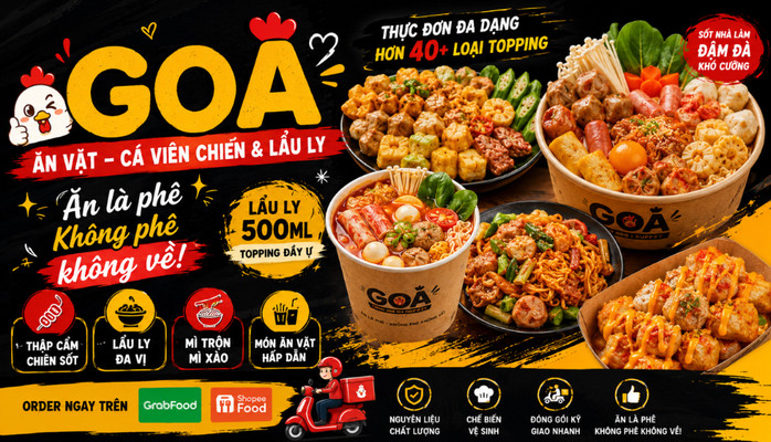 GOÀ ĂN VẶT - Cá Viên Chiên & Lẩu Ly - Chợ Phường 7