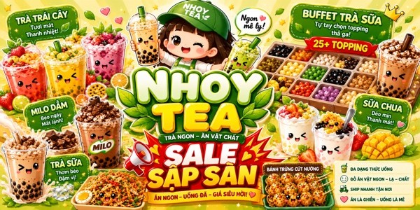 Nhoy Tea - Trà Sữa & Bánh Tráng