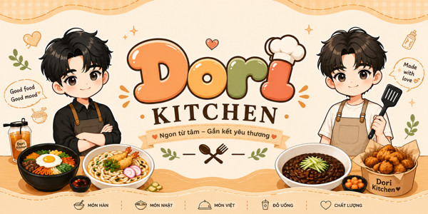 Dori Kitchen - Mì Udon, Mì Tương Đen & Cơm Đẫm Xốt Tempura