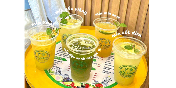 Mía Xanh - Mía Mix & Rau Má Mix - 32A Điện Biên Phủ