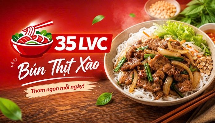 35LVC - Bún Thịt Xào - Lê Văn Cử